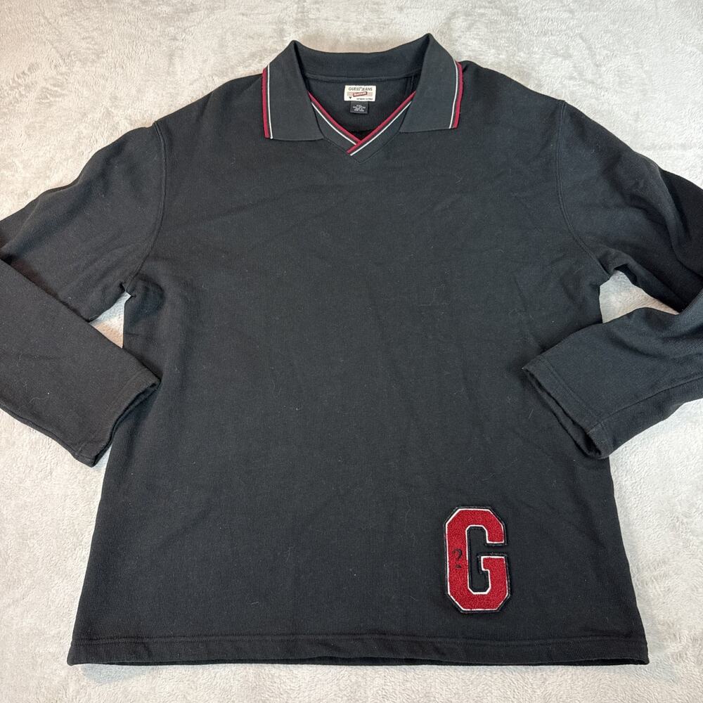 Vtg Guess Sportswear Varsity Street Rugby XXL Collegiate L/S Polo Shirt Rare Y2K